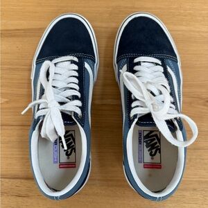 Vans Dark Blue and White Sneakers